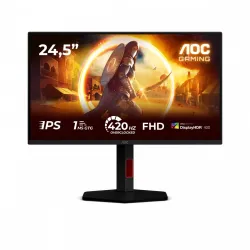AOC Monitor 25G4KUR 24.5 cala IPS 420Hz HDMIx2 DP Pivot | PartsPC.pl