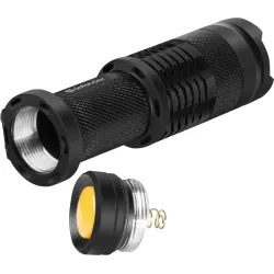 Latarka Defender FL-10, XP-E, 3 tryby, metalowa obudowa | PartsPC.pl