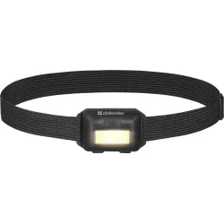 Latarka Defender FL-01, COB, 3 tryby, czołowa | PartsPC.pl