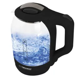 Czajnik elektryczny Esperanza Yukon EKK025K 1,7 l czarny | PartsPC.pl