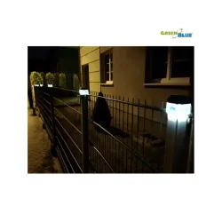 Lampa solarna GreenBlue GB126 na słupek LED 60*60 daszek | PartsPC.pl