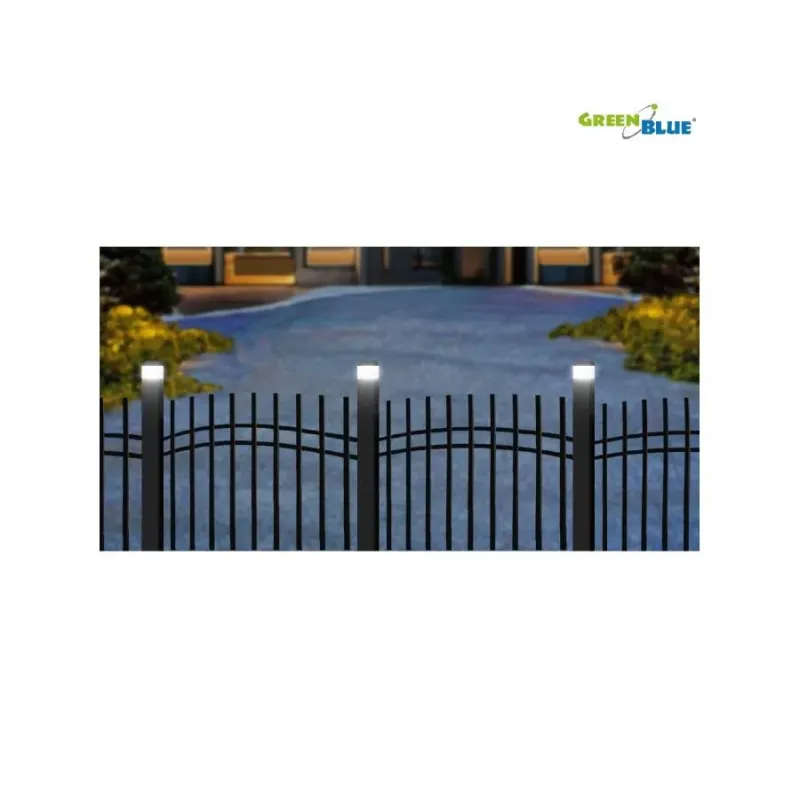 Lampa solarna GreenBlue GB126 na słupek LED 60*60 daszek | PartsPC.pl