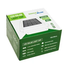 Lampa solarna LED na słupek GreenBlue GB128 100x100mm, | PartsPC.pl