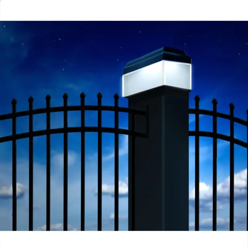 Lampa solarna LED na słupek GreenBlue GB128 100x100mm, | PartsPC.pl