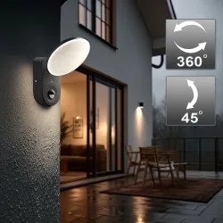 Lampa LED ścienna z czujnikiem PIR Maclean MCE367 | PartsPC.pl