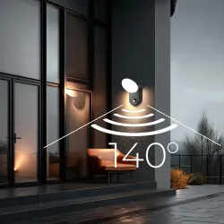 Lampa LED ścienna z czujnikiem PIR Maclean MCE367 | PartsPC.pl