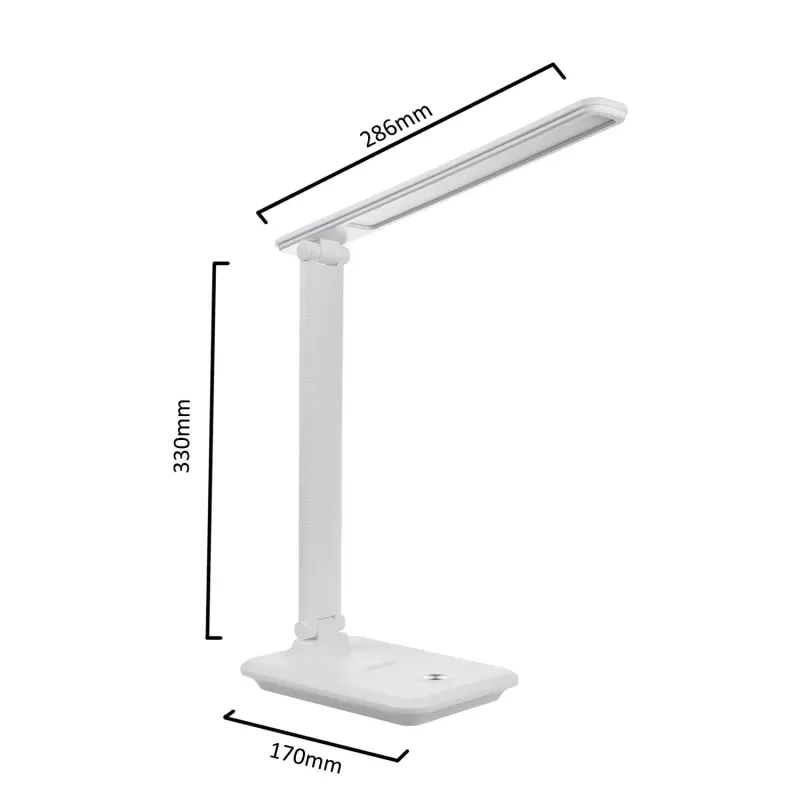 Lampka biurkowa LED Maclean MCE614 W, max. 9W, 220-240V AC, możliwość