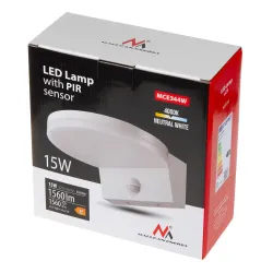 Lampa LED z czujnikiem Maclean MCE344 W, czujnik ruchu... | PartsPC.pl