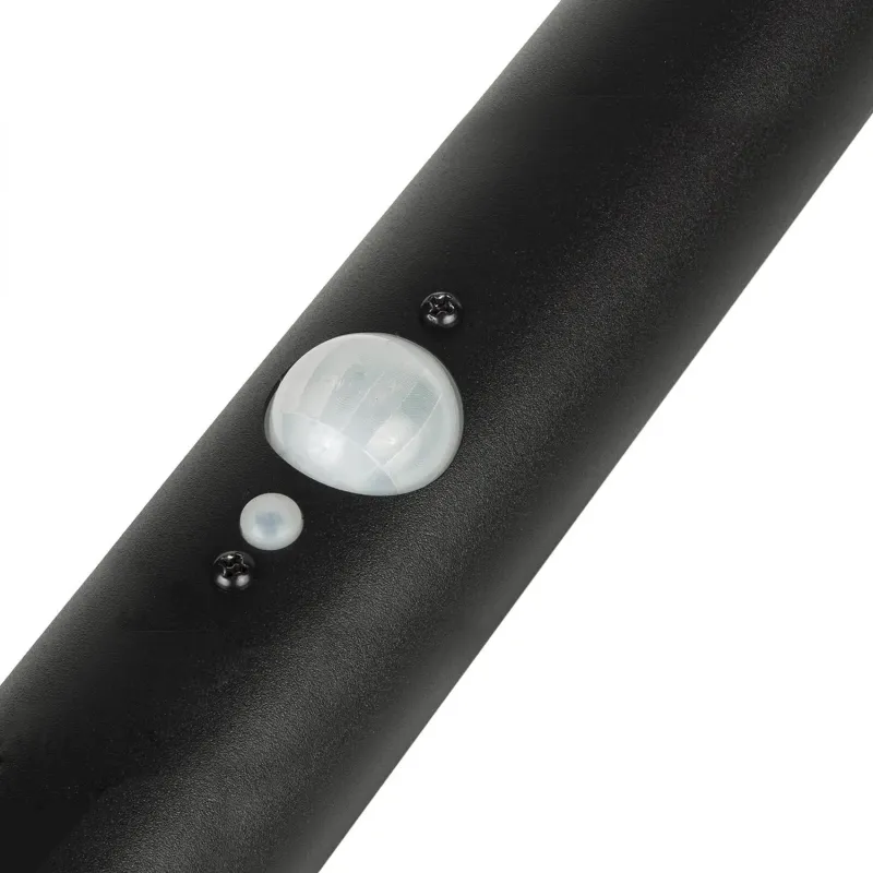 Lampa solarna LED z czujnikiem Maclean MCE465 B, czarna, IP44, 3 tryby