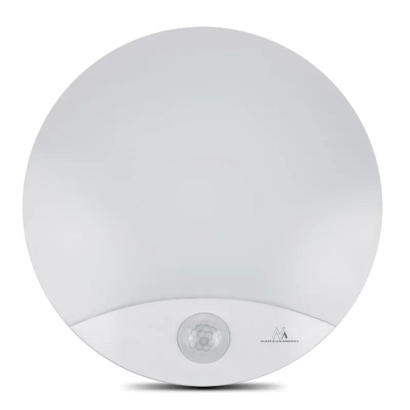 Lampa LED z czujnikiem ruchu Maclean MCE357 W, na podczerwień, kolor biały,
