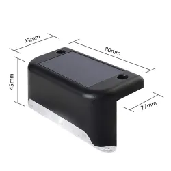 Lampa solarna schodowa tarasowa LED Maclean MCE319 IP44 4000K Ni-MH 100