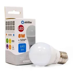 Żarówka LED Abilite kulka mleczna b.neutralna E27 | PartsPC.pl
