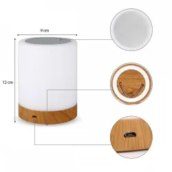 Lampka Techly bezprzewodowa RGB dotykowa | PartsPC.pl