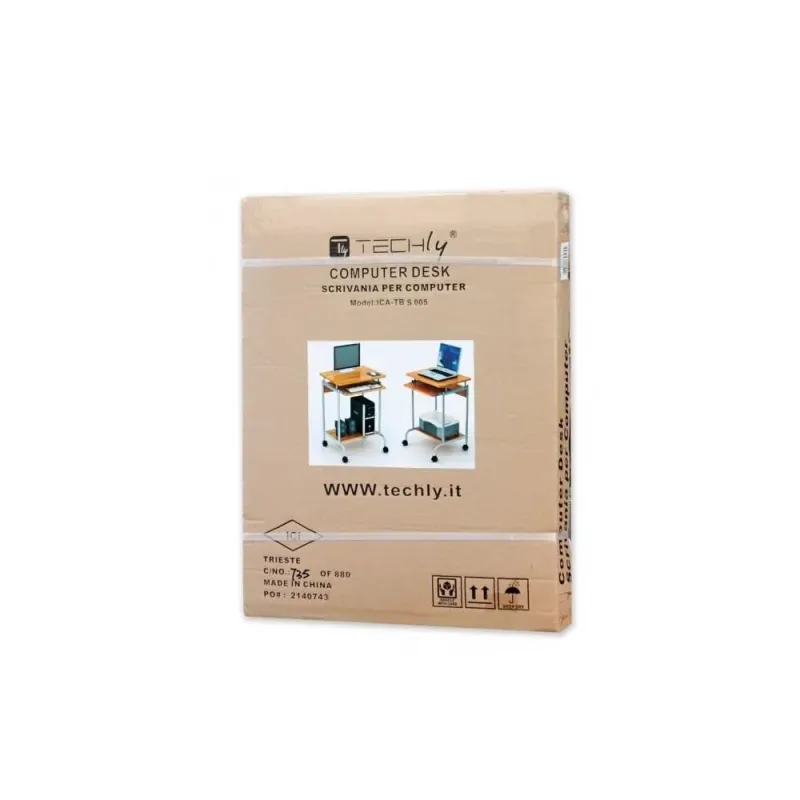 Biurko komputerowe Techly mobilne 600x450 z szufladą | PartsPC.pl