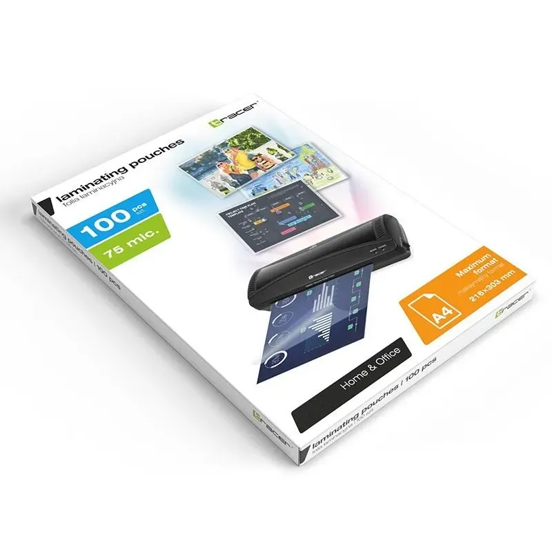 Folia laminacyjna Tracer 75 mic 100szt A4 | PartsPC.pl