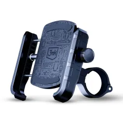 Uchwyt rowerowy 3mk Steel Bike Holder Aluminiowy czarny | PartsPC.pl