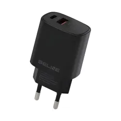 Ładowarka sieciowa Beline 20W 1xUSB-C + 1xUSB PD 3.0 QC | PartsPC.pl
