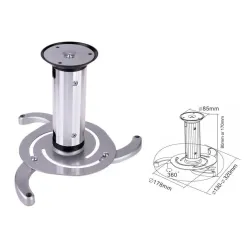 Uchwyt sufitowy Cabletech UCH0100 do projektorów | PartsPC.pl