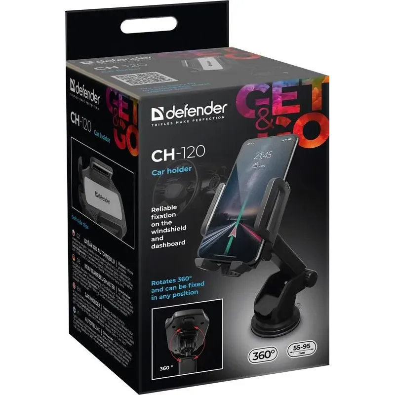 Uchwyt samochodowy Defender CH-120 55-95mm do | PartsPC.pl