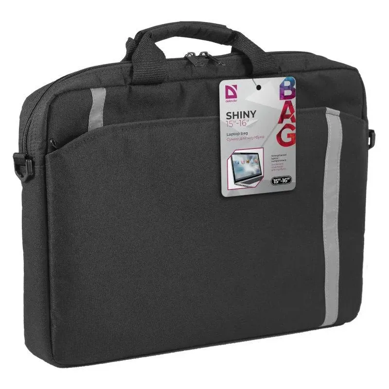 Torba do notebooka Defender SHINY 15.6" - 16" czarna | PartsPC.pl