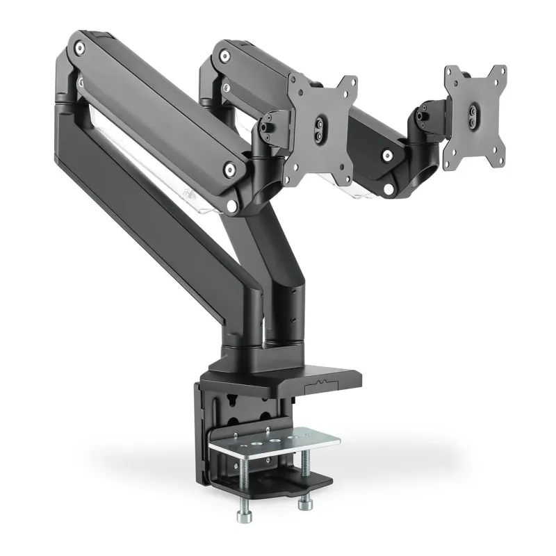 Ramię biurkowe podwójne z zaciskiem DIGITUS 2xLCD z | PartsPC.pl