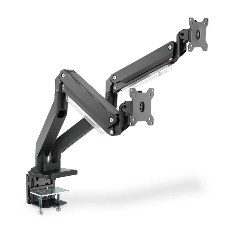 Ramię biurkowe podwójne z zaciskiem DIGITUS 2xLCD z | PartsPC.pl