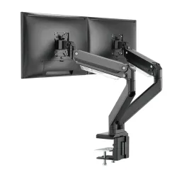 Ramię biurkowe podwójne z zaciskiem DIGITUS 2xLCD z | PartsPC.pl