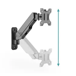 Uchwyt ścienny pojedynczy DIGITUS 1xLCD max 32" i 8kg z | PartsPC.pl