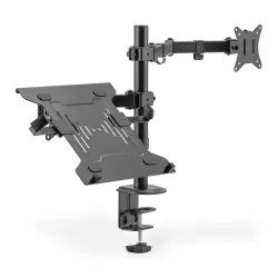 Uchwyt biurkowy DIGITUS podwójne ramię na 1xLCD 32" 4kg, | PartsPC.pl
