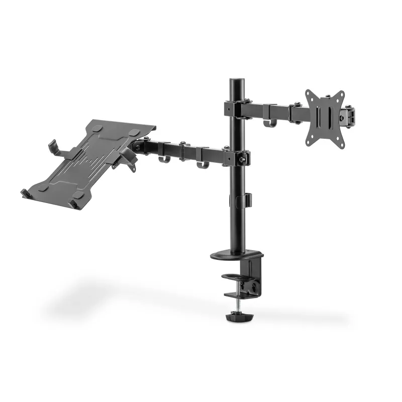 Uchwyt biurkowy DIGITUS podwójne ramię na 1xLCD 32" 4kg, | PartsPC.pl