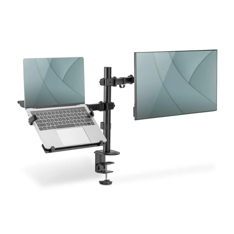 Uchwyt biurkowy DIGITUS podwójne ramię na 1xLCD 32" 4kg, | PartsPC.pl