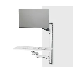 Ramię naścienne pojedyncze DIGITUS 1xLCD + klawiatura, | PartsPC.pl