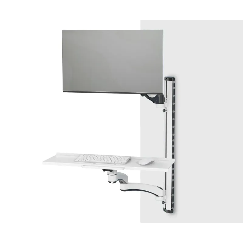 Ramię naścienne pojedyncze DIGITUS 1xLCD + klawiatura, | PartsPC.pl