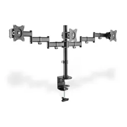 Stojak biurkowy potrójny z zaciskiem DIGITUS, 3xLCD, | PartsPC.pl
