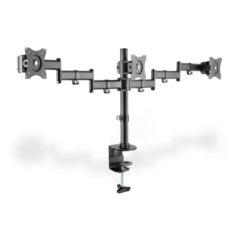 Stojak biurkowy potrójny z zaciskiem DIGITUS, 3xLCD, | PartsPC.pl