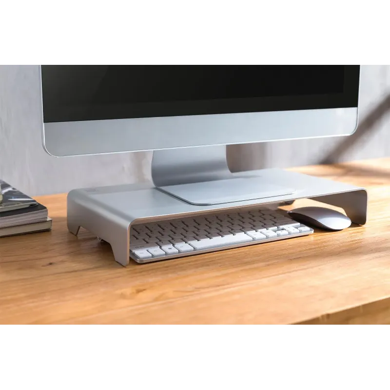 Podstawka DIGITUS pod monitor Slim do 10kg aluminiowa | PartsPC.pl