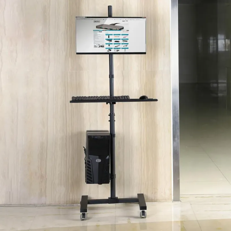 Stojak - mobilna stacja robocza DIGITUS 1xLCD max.32" | PartsPC.pl