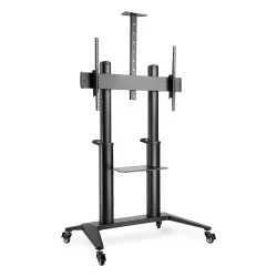 Stojak mobilny pojedynczy DIGITUS z półką i uchwytem na | PartsPC.pl