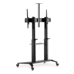Stojak mobilny pojedynczy DIGITUS z półką i uchwytem na | PartsPC.pl
