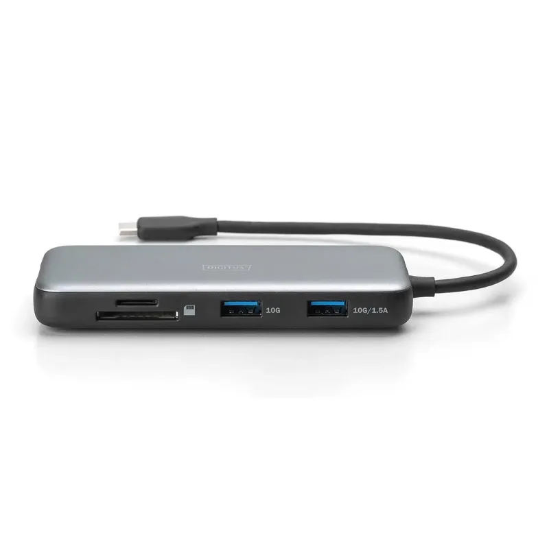 Stacja dokująca DIGITUS USB Typ C 7-portów HDMI 4K/60Hz | PartsPC.pl