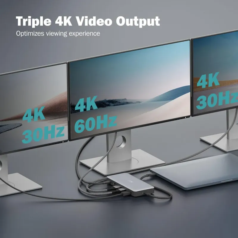 Stacja dokująca DIGITUS USB Typ C 11-portów 2x HDMI 1x | PartsPC.pl