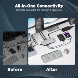 Stacja dokująca DIGITUS USB Typ C 11-portów 2x HDMI 1x | PartsPC.pl