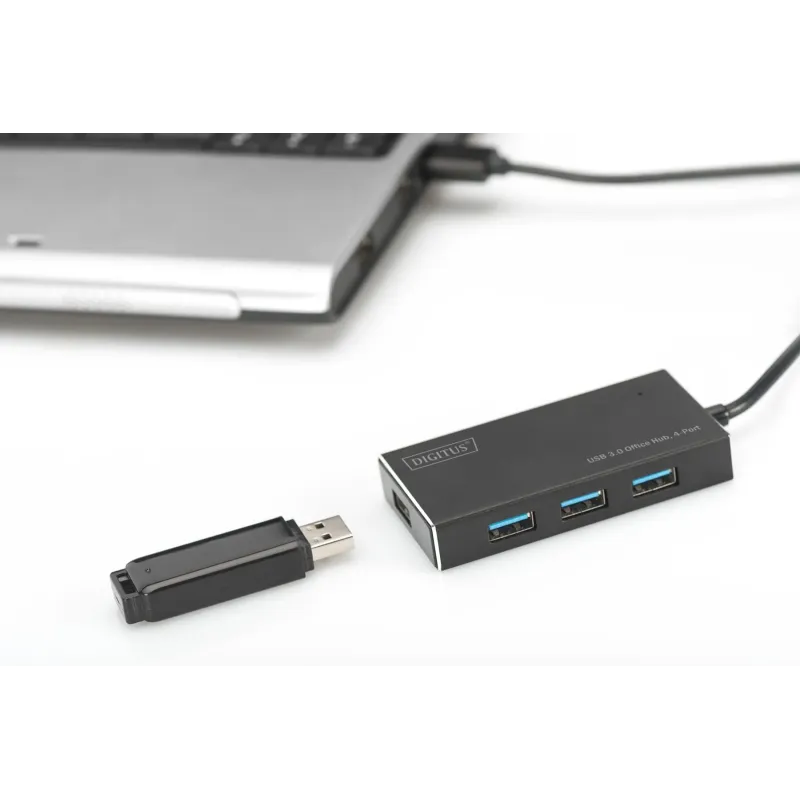 Hub/Koncentrator DIGITUS 4-portowy USB 3.0 SuperSpeed, | PartsPC.pl
