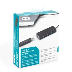 Hub/Koncentrator DIGITUS 4-portowy USB 3.0 SuperSpeed, | PartsPC.pl