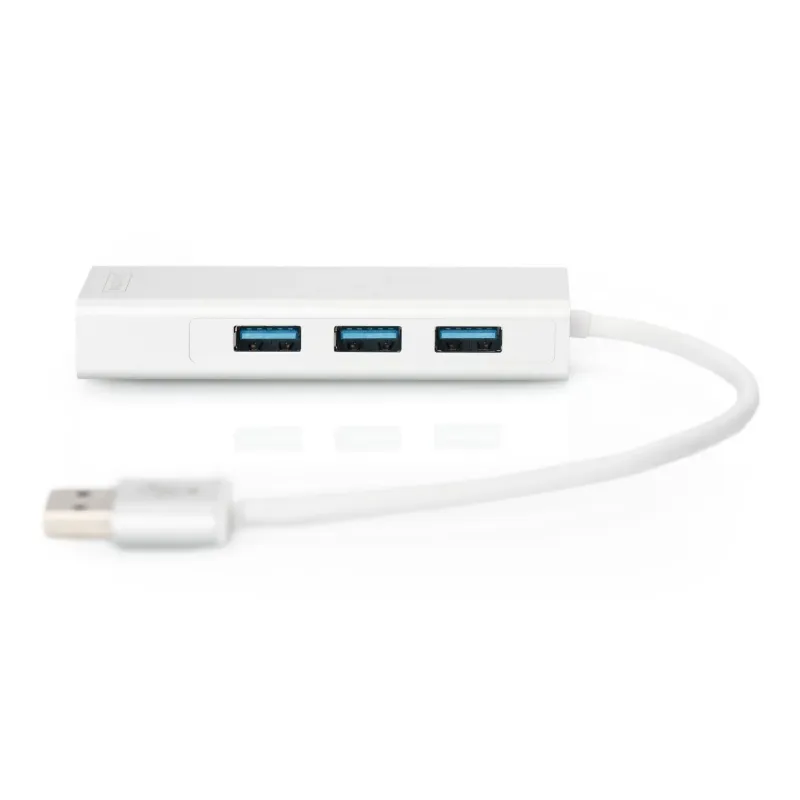 Hub/Koncentrator 3-portowy DIGITUS USB 3.0 SuperSpeed z | PartsPC.pl