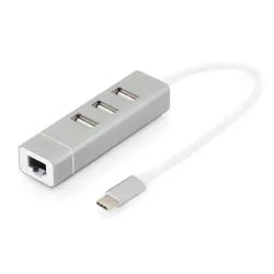 Hub/Koncentrator 3-portowy DIGITUS USB 2.0 HighSpeed Typ | PartsPC.pl