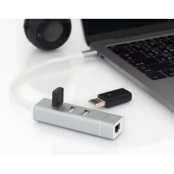 Hub/Koncentrator 3-portowy DIGITUS USB 2.0 HighSpeed Typ | PartsPC.pl