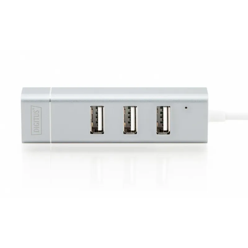 Hub/Koncentrator 3-portowy DIGITUS USB 2.0 HighSpeed Typ | PartsPC.pl