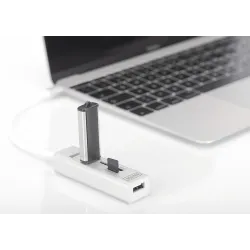 HUB/Koncentrator DIGITUS 3-portowy OTG USB Typ C czytnik | PartsPC.pl