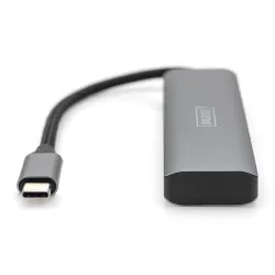 Hub USB Typ C DIGITUS 4-portowy 2x USB-A, 2x USB-C alu... | PartsPC.pl